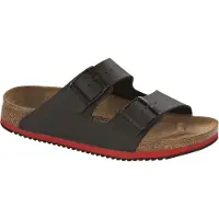 Birkenstock Unisexe, Sandales, Arizona Birko-Flor Normal, Noir, (42)