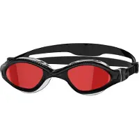 Zoggs Tiger Lsr+ Mirror Swimming Goggles Noir Small
