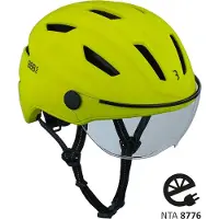 Bbb Move Faceshield Transparent Urban Helmet Jaune M