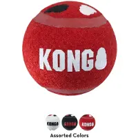 Kong 3x Signature Sport Balls (Jouet de balle pour chiens)