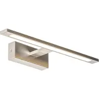QAZQA Applique murale en acier 41,5 cm avec LED IP44 - Jerre