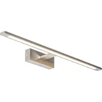 QAZQA Applique murale en acier 62 cm avec LED IP44 - Jerre