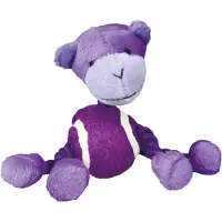 Trixie 3x Animaux avec corde et balle de tennis 16cm (Jouet en peluche pour chiens)
