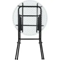 Casaria Mange-debout 110x72cm blanc pliant