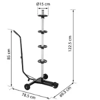 Monzana Porte pneus mobile 16x53x79cm