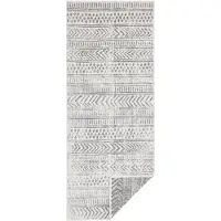 NORTHRUGS Twin Supreme In- & Outdoor Wendeteppich Biri Grau Creme