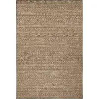 Hanse Home Tapis d'intérieur et d'extérieur Granado, aspect jonc de mer, résistant à l'eau, idéal pour terrasse, couleur marron - 160x230 cm