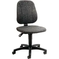 BIMOS Siège d'atelier pivotant 9653, rembourrage tissu, roulettes, anthracite