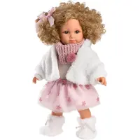 Llorens Lortens 53542 Elena - Poupée réaliste au corps en tissu doux - 35 cm