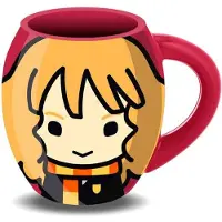 KARACTERMANIA Harry Potter Hermione Chibi Tasse Ovale, Brun
