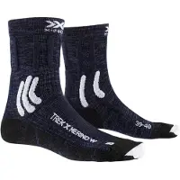X-socks Chaussette de Randonnée X-Socks Women Trek X Merino Blue White-Taille 35 - 36