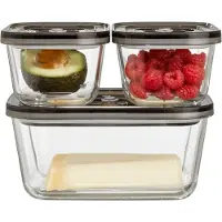 Caso 1177 Vakuumbehälter-Set VacuBoxx Eco transparent 0,5/1,5 l, 1 Set