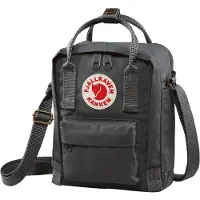 Fjällräven Sac à bandoulière 'Kånken' beige / graphite / rouge