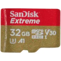SanDisk Extreme - Carte mémoire flash - 32 Go - A1 / Vidéo Class V30 / UHS-I U3 / Class10 - microSDHC UHS-I