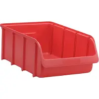 Hünersdorff Bac à bec taille 5 rouge Longueur 470 / 425 x largeur 310 x hauteur 180mm Polypropylène empilable - 675100