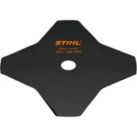 Stihl Couteau à herbe 4 pales diamètre 230mm alésage 25,4mm - - 4001-713-3801