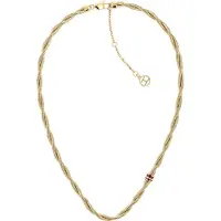 Tommy Hilfiger Dvojitý kroucený náhrdelnÃk z pozlacenàoceli Braided Metal 2780685, (Acier inoxydable, 45 cm)
