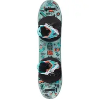 Burton - Pack Snowboard - After School Special Package 2027 - Taille Enfant 80 cm - Bleu