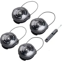 Cube Reel Knob Disc Closure Argenté Homme