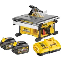 DeWalt Scie à table - FLEXVOLT - 54 V XR - 2 Batteries, chargeur - DCS7485T2