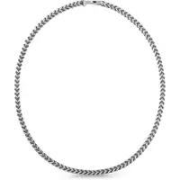 GUESS MY CHAINS Collier, (Acier inoxydable, 53 cm)