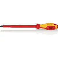 Knipex tournevis cruciforme PH 04 longueur de lame 200mm longueur totale 320mm bruni 2K-Hüllen - 98 24 04