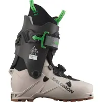 Salomon - Chaussures de ski de randonnée - Mtn Summit Pro Rainy Day/Belluga/Pastel Neon Green pour Homme - Taille 45 2/3-46 1/3 - Vert