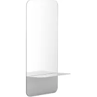 Normann Copenhagen Miroir Horizon vertical Inox