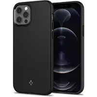 Spigen Coque arrière MagSafe Armor Apple iPhone 12 (Pro) - Noir