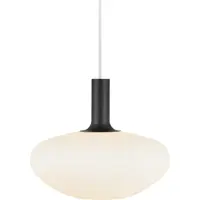 Nordlux Alton Lampe à suspendre Ø 35 cm Blanc opalin / Noir