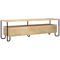 Decortie Cornea Meuble TV moderne en chêne avec armoire 150 x 42 x 45 cm