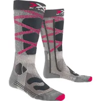 X-socks Chaussettes de Ski X-Socks Women Ski Control 4.0 W Grey Charcoal-Taille 35 - 36