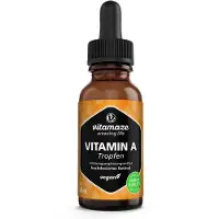 Vitamaze GmbH Vitamine A 500ug hautement dosée Gouttes vegan, 50 ml TRO