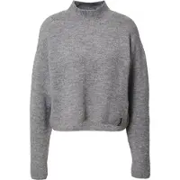 Superdry Femme Pull à col Cheminée Vintage Essential Gris Clair Taille: 42