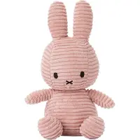 Bon Ton Toys Peluche Miffy Cord (rose, 24cm) Peluche lapin en peluche