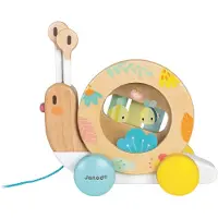 Janod Pure Pull-along Snail Multicolore 12 Months-3 Years