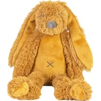 Happy horse Doudou lapin Richie ocre petit - Jouet doux en peluche