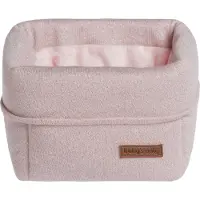 Babys Only Panier commode Sparkle rose-argent mêlé