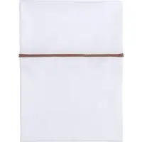 Babys Only Drap berceau ruban tricoté honey-cuivre/blanc