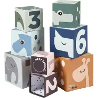 Done by Deer Friends Stacking Cubes Deer Multicolore 12 Months Enfants