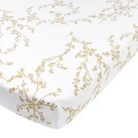 Meyco jersey drap housse boxmatras 75x95 Branches sable (95 x 75 cm)