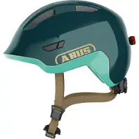 ABUS Casque Enfant 67710 - SMILEY 3.0 ACE LED ROYAL GREEN S