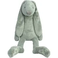 Happy horse Doudou lapin Richie vert - Jouet géant en peluche 92cm
