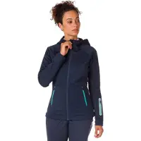 Rossignol Softshell-Kapuzenjacke (XS), Bleu, XS