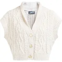 Dreimaster Cardigan blanc cassé