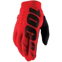 100% Brisker Gloves Rouge S Homme