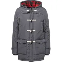 Indicode Manteau duffle Baltico hommes - Gris foncé