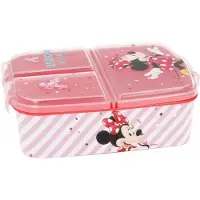 Stor Minnie Mouse "ELECTRIC DOLL" - Brotdose mit Fächern, Lunch box, Multicolore