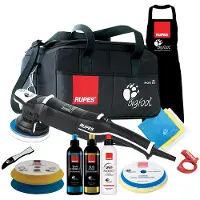 Rupes Polisseuse excentrique LHR 15 marque III Kit LUX avec 2 éponges, 2 tampons de laine, 3 polissoirs- 3 (Polisseuse excentrique)