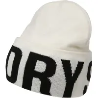 Superdry Femme Tricoté Mountain Bonnet, Blanc &amp; Noir